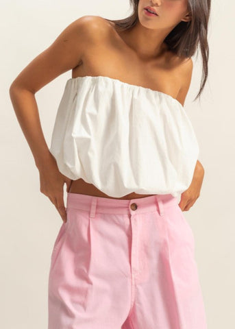 Strapless Bubble Top